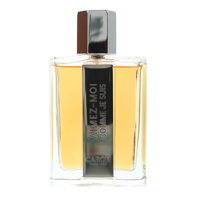 Caron Aimez-Moi Comme Je Suis was launched in 2020 as a woody spicy fragrance for men. The top notes of this scent are ginger and Grapefruit. Middle notes are Hazelnut and Haitian Vetiver. Base notes of Tonka Bean and tobacco.