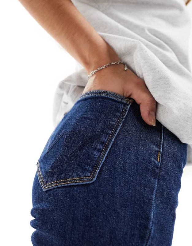 Jeans by Wrangler Join the jean scene Straight fit High rise Belt loops Functional pocketsSold By: Asos