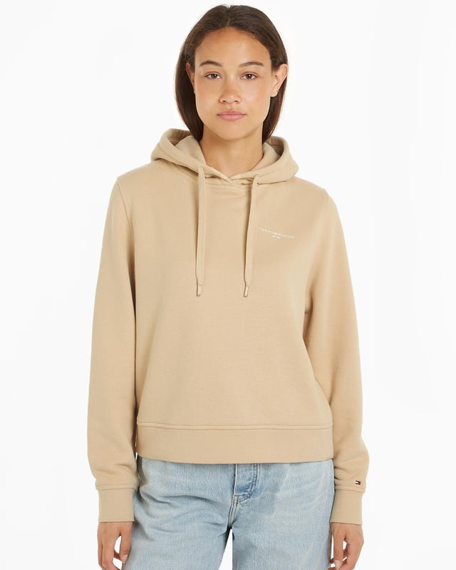 Tommy Hilfiger 1985 Relax Mini Corp Logo Womens Hoodie