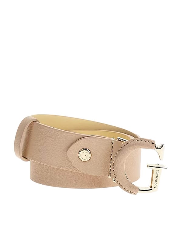 Guess Gürtel mit Aufschrift Damen Rosa Kunstleder. Authentisches Accessoire der Marke Guess - Streetwear/Sportswear-Design von Guess - Guess für Damen, modisch und perfekt für den Alltag - Rosa Guess Gürtel lässt sich hervorragend mit dem Rest Ihrer Garderobe kombinieren - bequeme Kunstledermaterial - klassisch - Aufschrift -