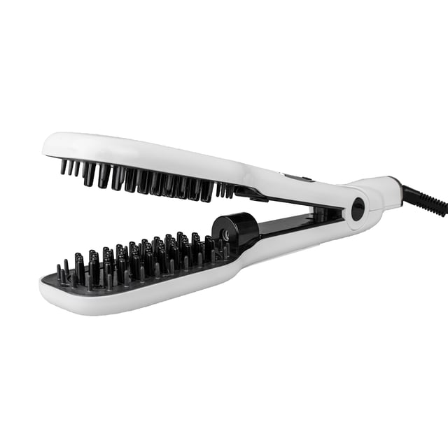 Ref. IDESTEAMBRUSH

DESCRIPCIÓN 
Cepillo alisador con vapor Steam Brush 2.0

Cepillo de alisado preofesional con tecnología exclusiva de extracción de vapor.
Gracias a su display digital puedes controlar, no solo la temperatura del cepillo, sino tambián la aplicación del vapor directamente sobre el cabello.
DIMENSIONES 
37 x 8,2 x 11,2 cm
CARACTERÍSTICAS TÉCNICAS 
Display digital de control de temperatura
Temperatura desde 80ºC hasta 230ºC
Orificio de aplicación de vapor directamente sobre el cabello
Deposito de agua en la parte inferior del cepillo
Diseño ergonómico, elegante y ligero
Voltage: AC 220 - 240 V
Frecuencia: 50/ 60 Hz
Potencia: 80W
Peso: 440 g