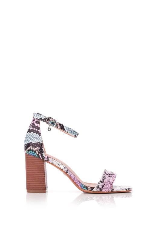 Pink snake heels store