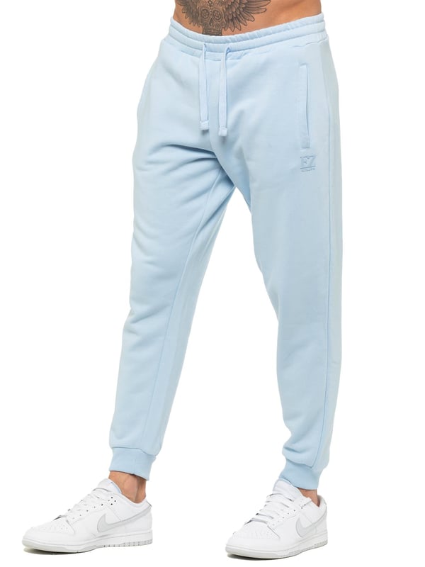 Enzo Mens Joggers Regular Fit Sky Blue
