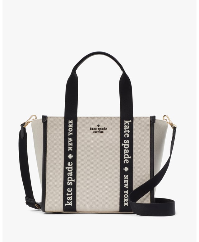 Kip Canvas Small Tote, Metal Pinmount With Spade, Back Slip Pocket,  Length: 25.40 Cm,  Width: 22.00 Cm,  Height: 15.50 Cm