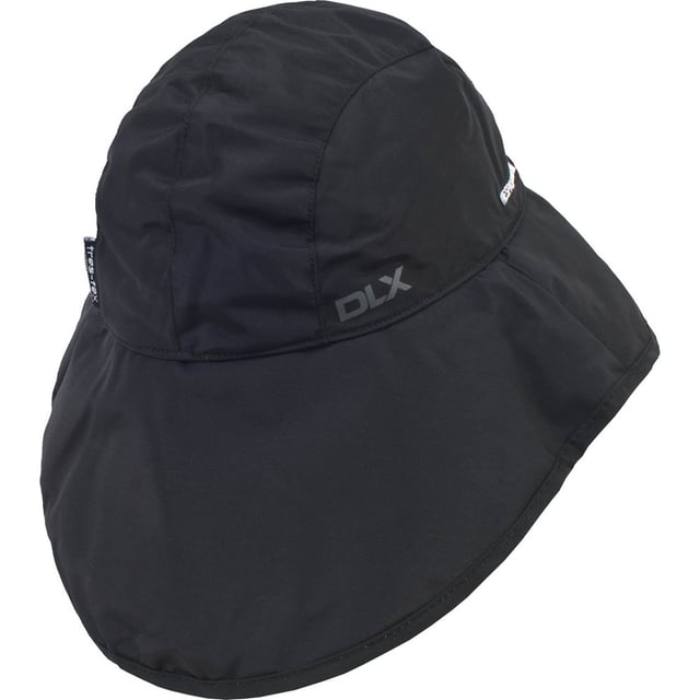 Water Resistant 10000mm and Breathable 5000mvp. High Performance Hat. Large Brim. Longer Brim at Back. Drawcord Adjuster. Shell: 100% Polyamide PU Lamination, Lining: 100% Polyester.