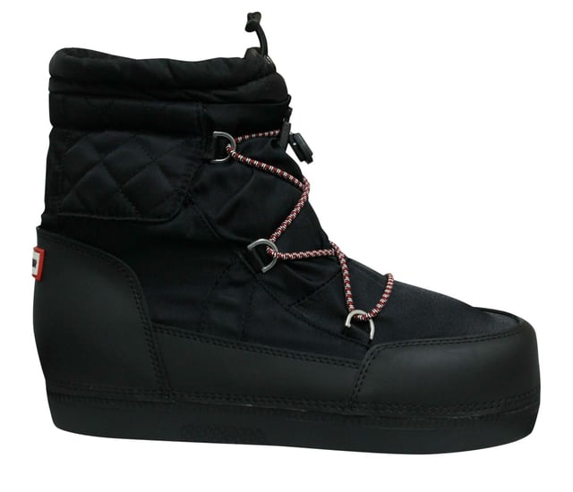 Hunter black quilted boots sales