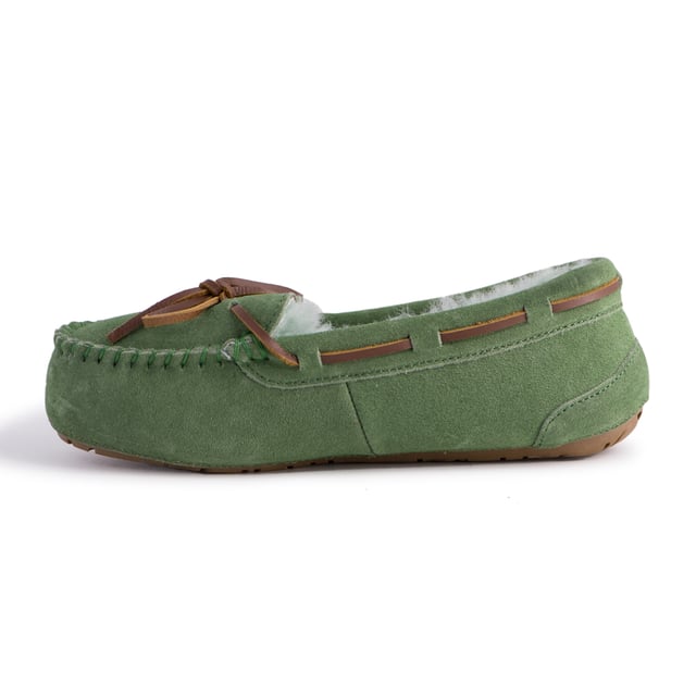 Cosy moccasin you will never want to take off your feet
Plush premium Australian sheepskin lining
Leather suede upper - Water Resistant
Full Australian sheepskin insole
Fine craftsmanship
Light weight EVA outsole - soft and extra cushioning

Sheepskin breathes allowing feet to stay warm in winter and cool in summer
100% brand new and high quality, comes in a branded box, suitable for gift