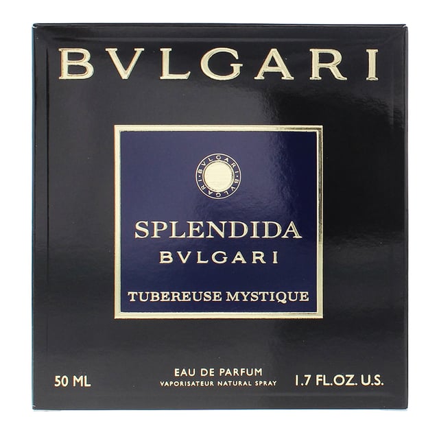 Splendida Tubereuse Mystique is a floral fragrance for women, which was created by Sophie Labbé and launched by Bulgari in 2019. The fragrance top notes of Black Currant and Davana; a heart note of Tuberose and base notes of Vanilla Absolute and Myrrh. The notes combine to create a luxurious, creamy scent thanks to the Tuberose and Myrrh, which work incredibly well together. Due to the warmth from the creaminess the fragrance is best suited to the colder weather of Autumn and winter.