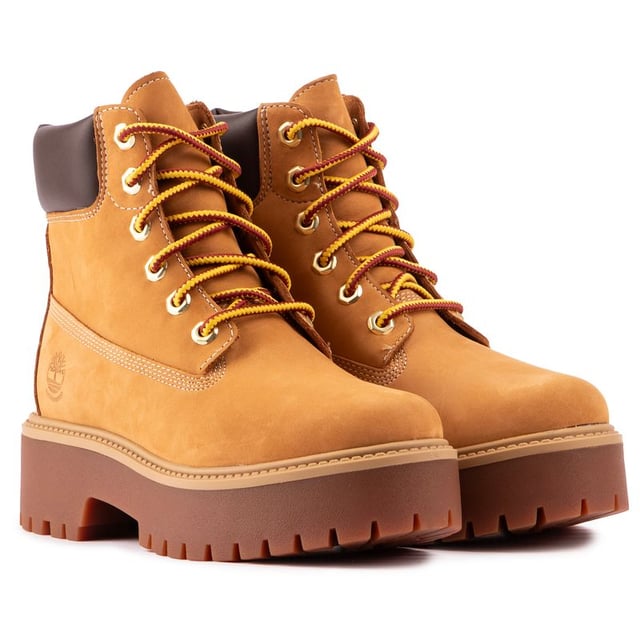 Platform timberland store style boots
