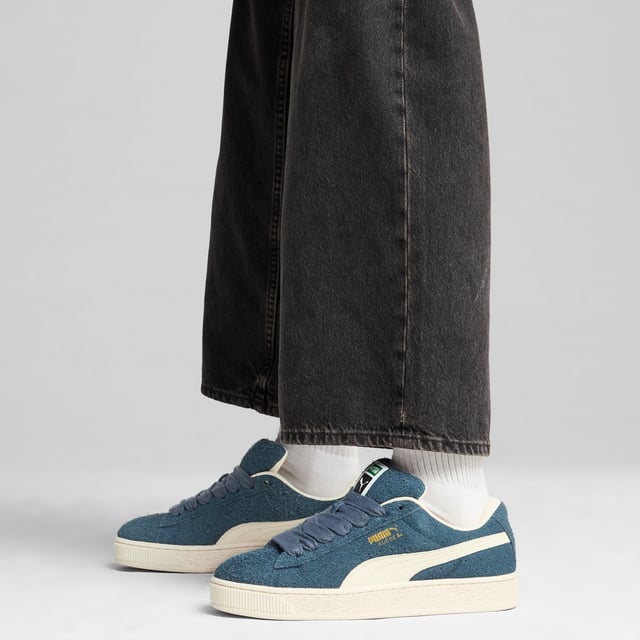 Basket Puma SUEDE XL Herren Blau Polyurethan. Authentischer Schuh der Marke Puma - Streetwear/Sportswear-Design von Puma - Puma für Herren, modisch und perfekt für den Alltag - Der blaue Puma-Schuh lässt sich hervorragend mit dem Rest Ihrer Garderobe kombinieren - Bequemes Polyurethan-Material - Klassische Schnürsenkel - SUEDE XL - Synthetisch