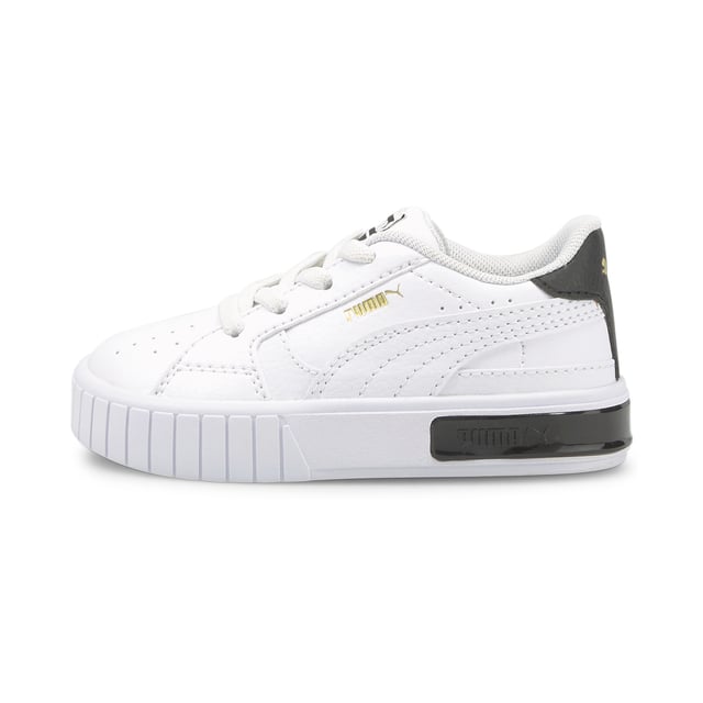 Basket Puma Cali Star AC Jungen Weiß Leder. Authentischer Schuh der Marke Puma - Streetwear/Sportswear Design von Puma - Puma für modebewusste Jungen, perfekt für den Alltag - Weiße Puma Sneakers passen hervorragend zu Ihrer Garderobe - Bequemer Lederstoff - Klassisches elastisches Material - Cali Star AC - Textil.