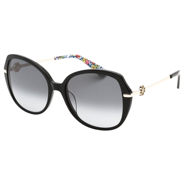 Experience luxury and sophistication with the Kate Spade Taliyah/G/S 0807 9O Sunglass. Crafted from the finest materials, these sleek sunglasses feature 100% UVA/UVB protection and refined metallic accents. Admire the sophisticated Kate Spade style with these timeless sunglasses. Black Sunglass, Nose Bridge Width = 18mm, Lens Width = 57mm, Arm Length = 145mm Branded Sunglasses Case and Cleaning Cloth Included 100% Protection Against UVA & UVB Sunlight and Conform to British Standard EN 1836:2005, Sunglasses, Sunglasses Case, Cleaning Cloth and Care Instructions all Included Kate Spade Taliyah/G/S 0807 9O Sunglass