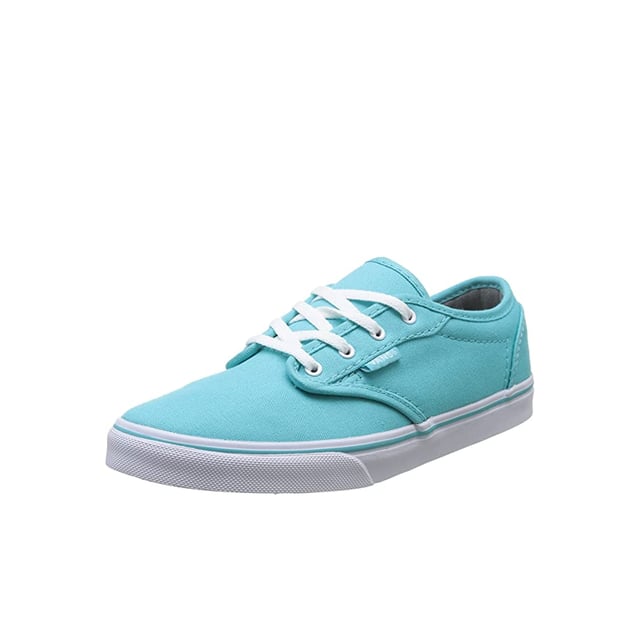 Vans Atwood Low-up Blue Canvas Kids Plimsolls SEGF8N Vans Atwood Low-up Blue Canvas Kids Plimsolls SEGF8N
