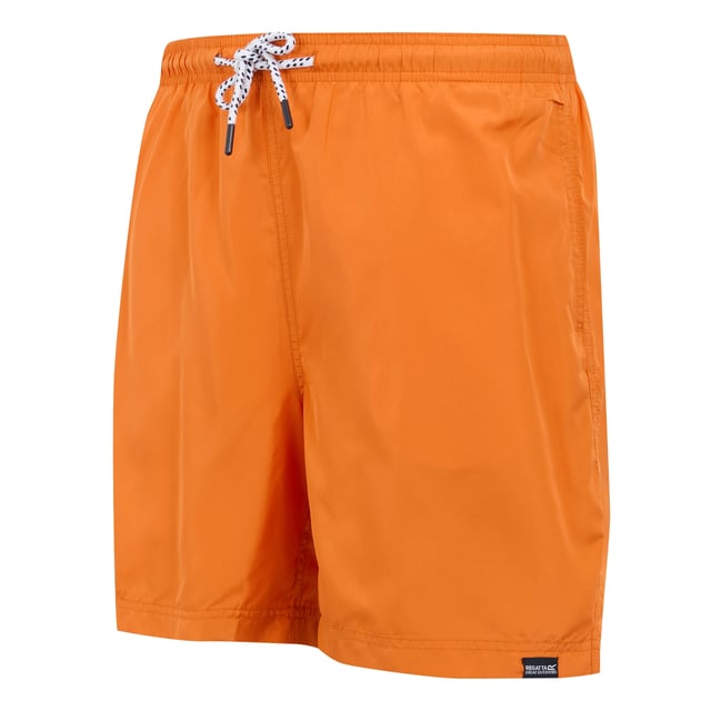 100% Polyester. Lining: Mesh. Fabric: Microfibre. Design: Logo, Plain. Pockets: 2 Side Pockets, 1 Back Pocket, 1 Security Pocket. Fastening: Pull-On. Branded Tab, Packaway. Fabric Technology: Quick Dry, UV Protection. Waistline: Drawcord. Sustainability: Made from Recycled Materials. Sun Rating: UPF 50+.