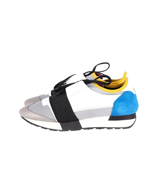 Balenciaga Race Runner Low top Sneakers in Multicolor Leather