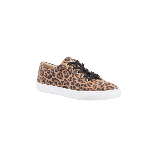 Designer leopard print trainers top