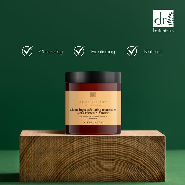 This gentle cleansing exfoliator is perfect for sensitive skin. It removes dead skin cells and renews the skin, leaving it smooth and refreshed. With natural almond and oatmeal extract, it provides deep moisture and supports healing, making it a great choice for those looking for clean and effective skincare.