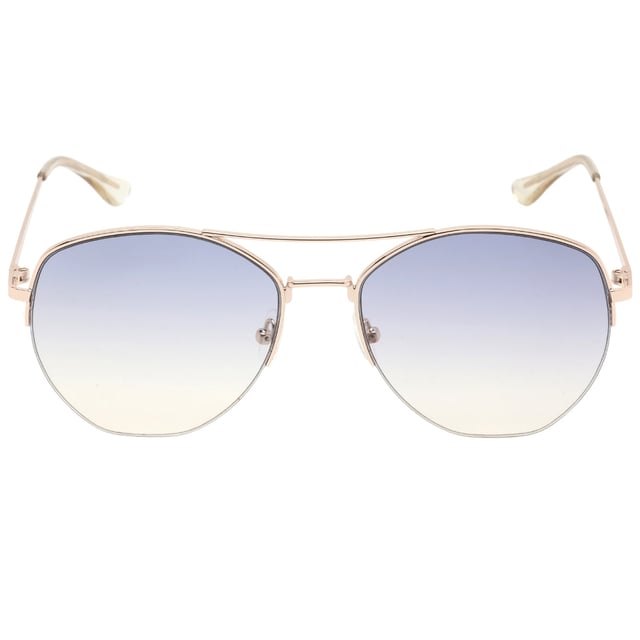 Calvin Klein Gold Sunglasses, Lens Width = 57mm, Nose Bridge Width = 17mm, Arm Length = 140mm, Sunglasses, Sunglasses Case, Cleaning Cloth and Care Instructions all Included, 100% Protection Against UVA &amp; UVB Sunlight and Conform to British Standard EN 1836:2005, Gold Sunglasses