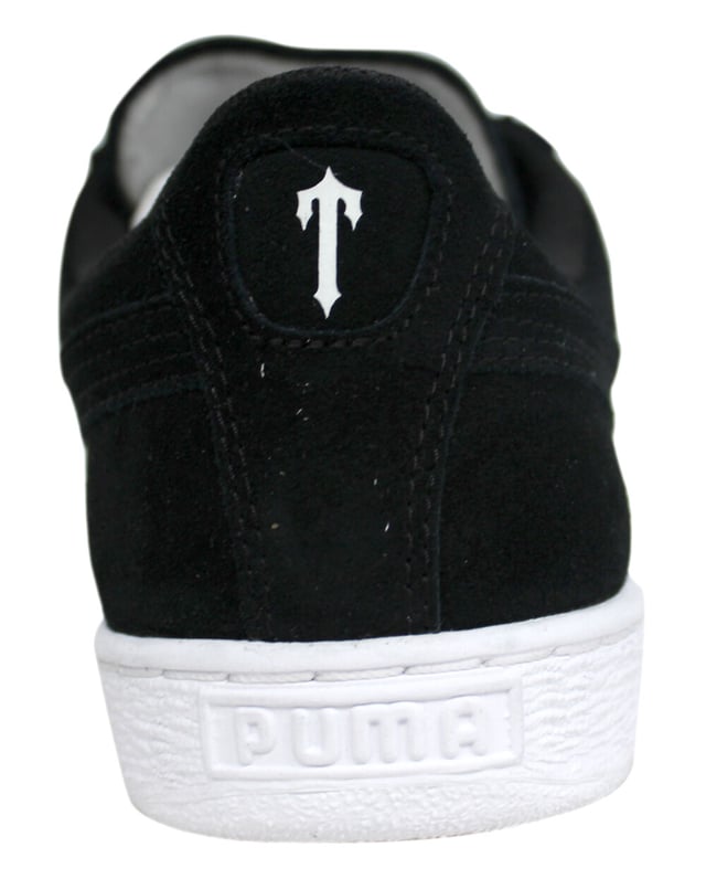 Puma Suede x Trapstar Black Lo Lace Up Trainers Mens 361500 01 B28D