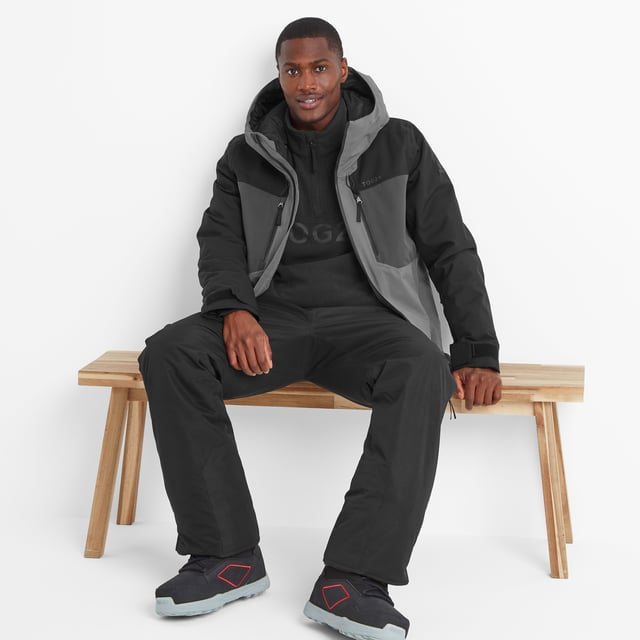 The ultimate weapon against the elements, Nitehawk is made from premium weather-resisting materials and ripstop panels with an attractive eye-catching design. Nitehawk is a weatherproof master, keeping you warm, impeccably dry and comfortable with its insulated filling and water-repellent coating that gives the finest, powerful protection against snow, rain and wind.Featuring practical essentials  including snow cuffs and a snowskirt to keep the wind and snow out, a D-ring to attach your gloves to, an inner mesh pocket for storing your goggles, and four zip pockets on the front for storing your valuables, one of them including a goggle wipe attached to the inside. It also has a pocket on the sleeve to store your ski pass, allowing you to easily scan it without removing it when on the go. Nitehawk’s helmet-compatible hood, deep neck and high collar offers supreme protection and the fused hood peak and hood adjusters give you even more protection against the elements. The jacket includes easy-grab zip pullers on the hood, hem, cuffs and zips so you can make adjustments without removing your ski gloves. Ultra high-tech and ultra cool, the Nitehawk jacket is the perfect companion to your ski trip.