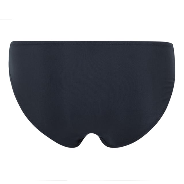 Material: Elastane, Polyamide, Polyester. Fabric: Stretch. Design: Logo, Plain. Fastening: Pull-On. Branded Tab, Ruched. Fabric Technology: Soft, UV Protection. Waistline: Contrast Waistband, Elasticated, Slimline Binding. Sustainability: Made from Recycled Materials. Sun Rating: UPF 50+.