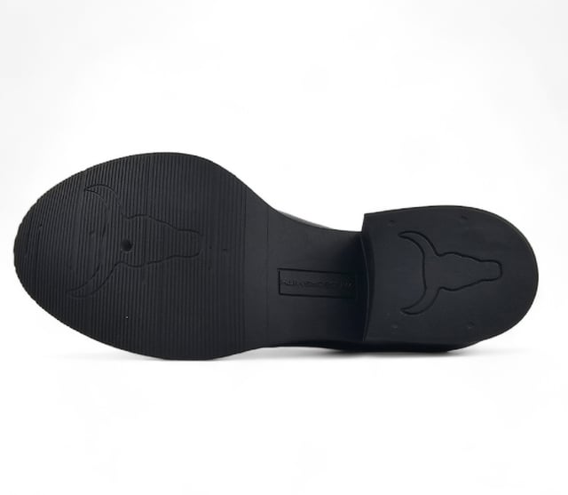 The Windsor Smith Replace boots are a stylish take on the classic Chelsea boot, featuring a sleek black leather upper and a timeless round toe design. With double woven elastic gussets and a leather pull tab, these boots provide easy on-and-off wear while maintaining a sophisticated look.

Sleek Leather Upper: Crafted from high-quality leather for a polished look.
Comfortable Non-Leather Lining: Soft lining enhances comfort for all-day wear.
Durable Non-Leather Sole: Provides reliable traction and stability.
Classic Round Toe: Timeless design that complements any outfit.
Elegant Chelsea Style: A chic addition to your footwear collection.
Moderate Heel Height: 50 mm heel offers a perfect blend of style and comfort.
Secure Fit: Features double woven elastic gussets for easy access and a snug fit.
Convenient Leather Pull Tab: Allows for quick and effortless on-and-off wear.Leather pull tab