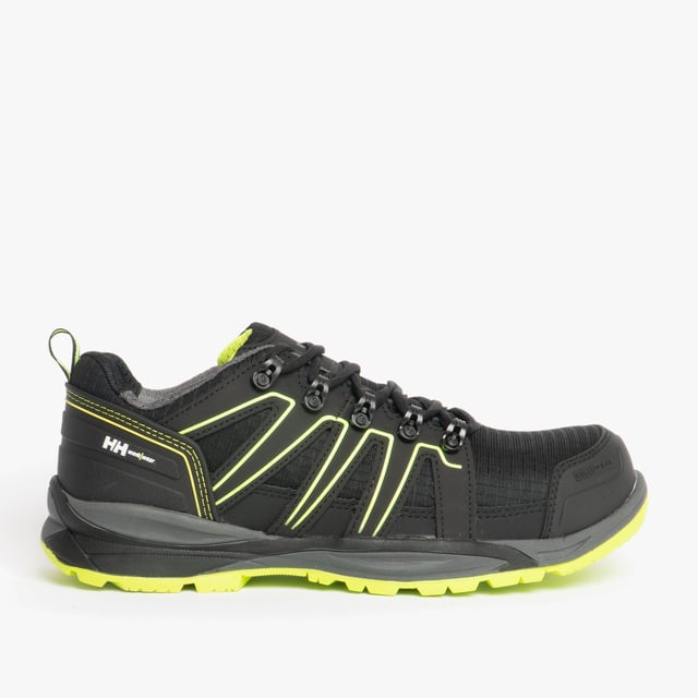 ADDVIS LOW Mens Safety Trainers Black/Yellow Helly Hansen ADDVIS LOW Mens Safety Trainers Black/Yellow
Upper Material: Leather/Fabric
Lining Material: Textile
Sole Material: Rubber
Closure/Fastening: Lace-Up
Features: Comfort
Toe Shape: Round
Shoe Width: Regular
Item Weight: 1.386 KG
Heel Height: Flat (Under 2.5cm)
Trainer Style: Safety Trainers
Safety Features: Composite Toe Cap,Anti-Penetration Mid Sole,Slip Resistant Sole
Safety Standard: EN 20345 S3
Product Code: 78233_993