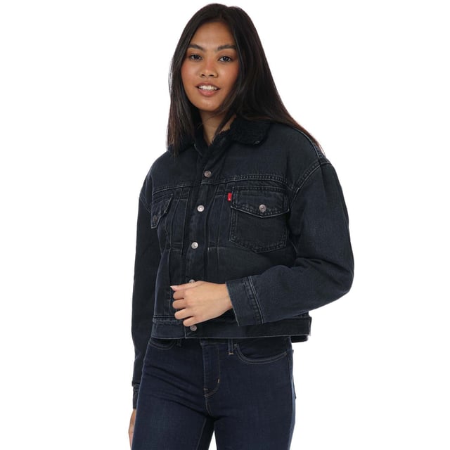 Levi's woven jacket full sleeve discount