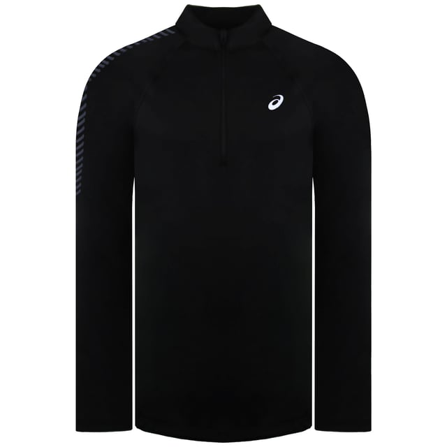 The Asics Icon Men's Black Running Top is designed to provide comfort, breathability, and style during your workouts. Perfect for running or general training, this lightweight top helps you stay cool and dry, even during intense sessions.
Â 
Key Features:
Lightweight Fabric: 

Made from moisture-wicking material to keep you dry and comfortable throughout your workout.


Breathable Design: 

Mesh panels or strategically placed ventilation zones enhance airflow, reducing overheating during activity.


Reflective Icon Detailing: 

Improves visibility in low-light conditions, ensuring safety during early morning or evening runs.


Relaxed Fit: 

Offers a comfortable, non-restrictive fit for freedom of movement during exercise.


Durable Construction: 

Designed to withstand regular training sessions while maintaining its shape and performance.


Versatile Black Colorway: 

A sleek and timeless design that pairs effortlessly with any workout gear.


Quick-Drying Material: 

Ensures the top dries quickly after washes or sweaty workouts, ready for your next session.


Â 
The Asics Icon Men's Black Running Top is a versatile and practical addition to your athletic wardrobe, combining performance and style for both casual and serious runners. Perfect for workouts indoors or outdoors.
Â 
Â 
Â 
