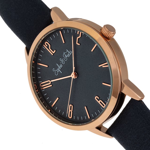 Polished Alloy CaseÂ ; Quartz MovementÂ ; Non-Glare Scratch-Resistant Mineral CrystalÂ ; Logo Engraved Stainless Steel Caseback; Genuine Leather Strap; Logo-Engraved Stainless-Steel Clasp; 36mm Case DiameterÂ ; 3ATM Water Resistance;