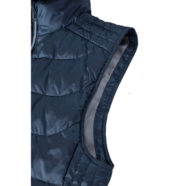 Material: 100% polyester. High performance DWR fabric treated with Aquapel by Nanotex. Fluorine and PFC free. Eco-efficient padding by Dupont Sorona. Stand-up collar with chin guard and inner storm flap to ward off wind and draught. Contrasting zips, lining and accents for a refined look. 2 side pockets and 1 zipped inside pocket. Discreet decoration access at inner left chest. Adjustable hem with bungee cord.Washing Instructions machine wash, tumble dry (low temperature), no softeners, no dry clean, do not iron. Chest size to fit: (XS): 34-36in, (S): 36-38in, (M): 38-40in, (L): 40-42in, (XL): 42-44in, (XXL): 44-46in, (3XL): 46-48in, (4XL): 48-50in.