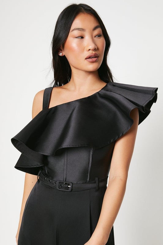 One shoulder jumpsuit petite new arrivals