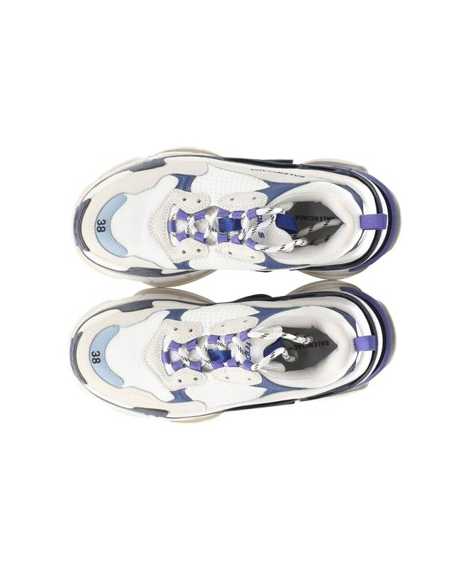 Balenciaga Triple S Sneakers in Grey Polyurethane