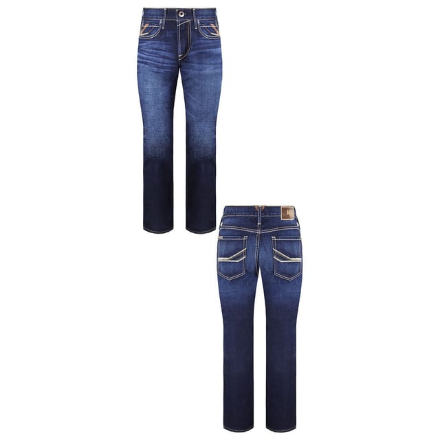Een moderne kijk op een klassieke pasvorm. Stijlvolle, duurzame en comfortabele denim, met een modieuze bootcut beenopening en een stijging die net onder de heupen zit.

Ontspannen door taille, heup en dij
Fashion bootcut
Donkere wassing met handgeschuurd zand en snorharen
Comfortabele binnenbeennaden die niet schuren
Verankerde riemlussen
Zware ritsen en hardware
Extra diepe voorzakken