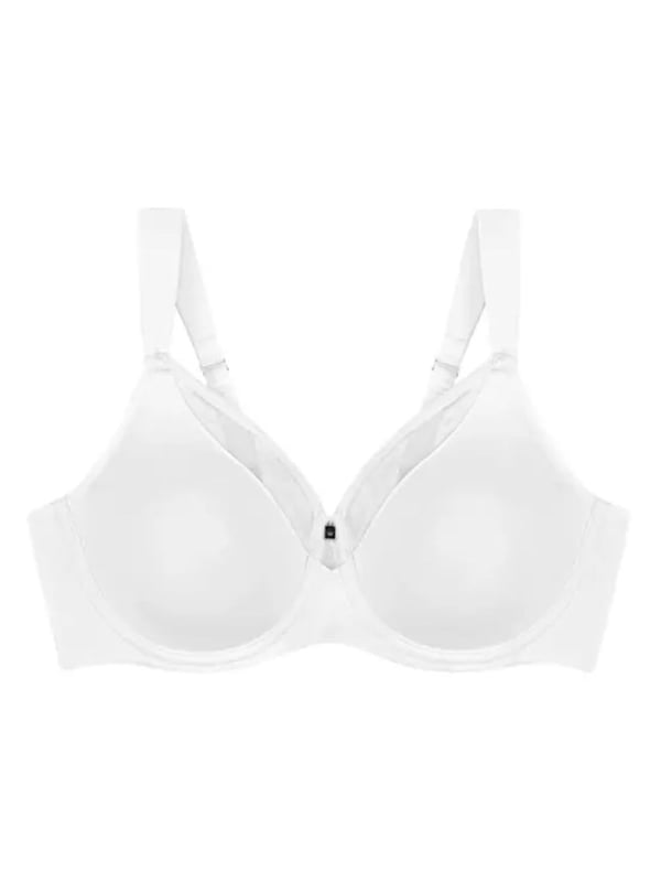 Triumph True Shape Sensation Miminizer Bra. Minimiser bra with comfort wire and mesh inserts on cups, visibly reduces bust by one cup size. This product is recommended as hand wash only.