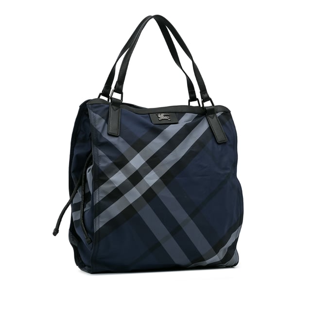 Burberry nylon shop check tote