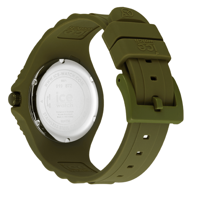 Diese Ice Watch Ice Generation Analog Uhr für  Herren ist das perfekte Accessoire zum tragen oder verschenken. Ihr Grün 40 mm Rund Gehäuse kombiniert mit dem bequemen Grün Armband aus  Silikon garantiert, dass Sie diese atemberaubende Uhr kompromisslos genießen werden. Angetrieben von einem hochwertigen Quarz Uhrwerk und wasserdicht bis 10 bars, läuft Ihre Uhr stets weiter. Diese modische und klassische Uhr passt zu jedem Anlass, zu jedem Outfit und verleiht Ihrem Leben Stil -Diese Analog Uhr verfügt über eine funktion: Leuchtzeiger, Leuchtzeiger Diese hochwertige Uhr hat ein Grün Silikon Band ( 21 cm Länge und 19 mm Breite) mit einer Dornschließe Gehäusedurchmesser: 40 mm,Gehäuse Höhe: 10 mm, Gehäusefarbe: Grün Zifferblattfarbe: Grün