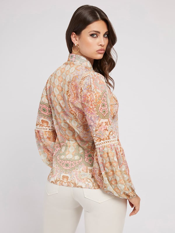 Synthetic fabric blouse
V Neck
Long Sleeves
Relaxed fit
Drawstring fastening
Total length: 65 cm / 25.59 inch
Sleeve length: 66 cm / 25.98 inch