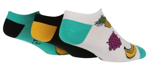 Wild Feet are a great choice if you’re looking for quality as well as funky and colourful styles for your feet. If you love quirky and fun designs on your socks then these are ideal, with different cool designs available we’re sure you’ll find a pack to suit you. WIth these socks being good quality cotton rich material they’ll be sure to be soft and comfortable on your feet throughout the day! Each pack has 3 different funky designs on them. Choose from Chameleons, Lemurs, Funky Fruit and even Tacos! Any of these would definitely spice up your sock drawer. Wild Feet is a range of socks featuring cool designs, cute motifs and quirky catchphrases - from pugs and penguins, to lions and llamas! - Choose from a range of styles for men and ladies, from ankle to trainer socks. There are even some sporty styles available! They come in one size Men’s 7-11 UK, are made from 76% Cotton 22% Polyamide 2% Elastane and are machine washable.