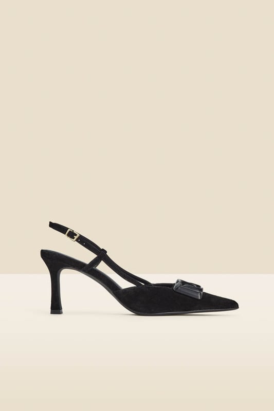 Buy now, wear forever
Pointed toe and slingback for a sleek silhouette
Luxe trim detail
Set on a comfy heel to take you from day to night
So chic with tailored trousers
Perfect with figure-hugging pencil skirts too