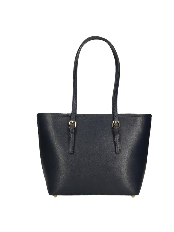 Bolso bandolera para mujer en piel genuina saffiano. Producto artesanal italiano. Hecho en Italia