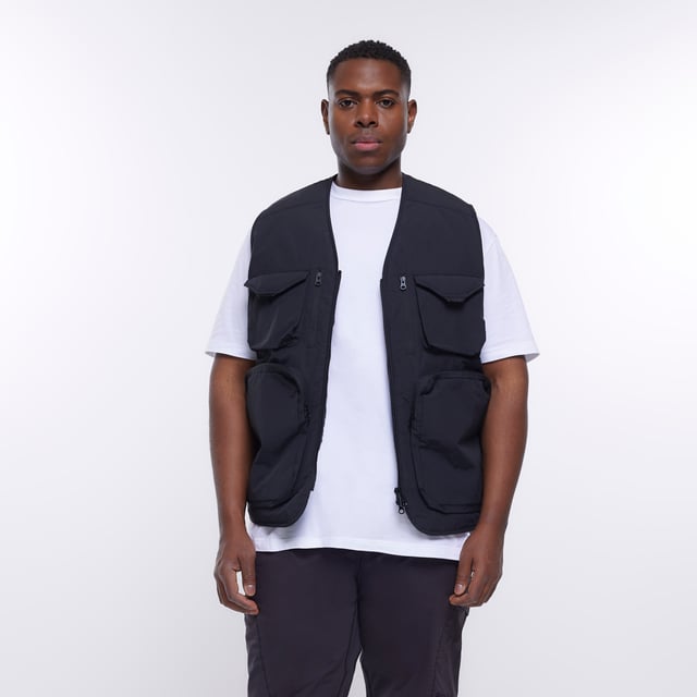Utility gilet mens top