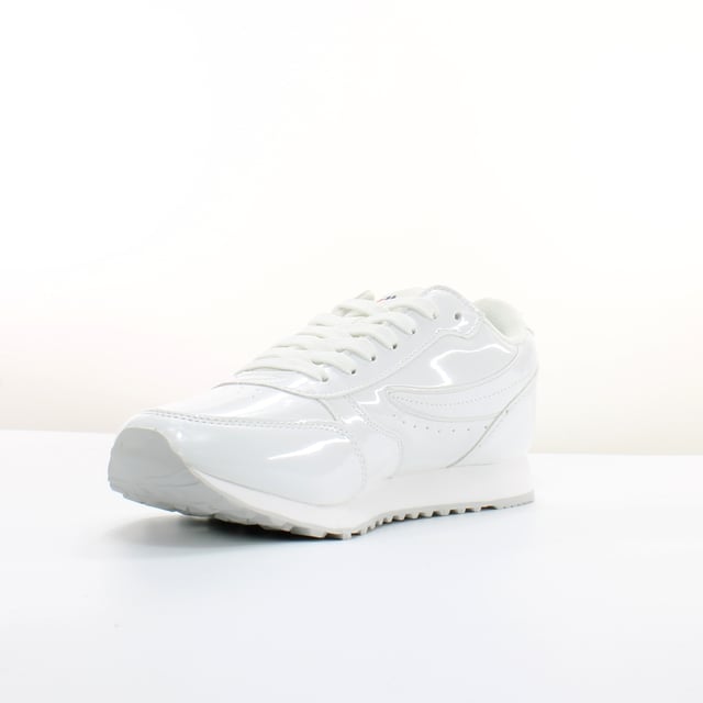Fila white sales patent trainers