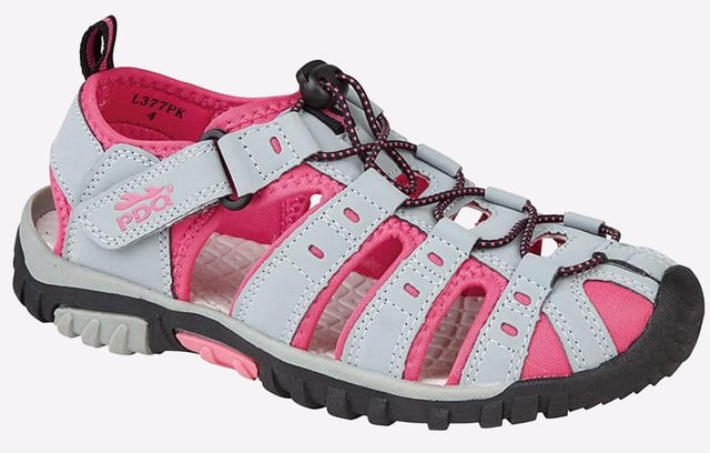 Designed to keep feet comfortable and secure, these PDQ Creek women's sports sandals are a versatile choice packed with practical elements, from the protective toe bumper, secure touch fastening and toggle closure, and the durable rubber outsole.
- Synthetic Nubuck upper
- Touch fastening and toggle closure
- Toe bumper to protect against debris
- Heel tab for easy wear
- Comfortable textile lining
- TPR Sole