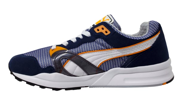 Puma Trinomic XT 1 Plus Blue Lace Up Mens Trainers Running Shoes