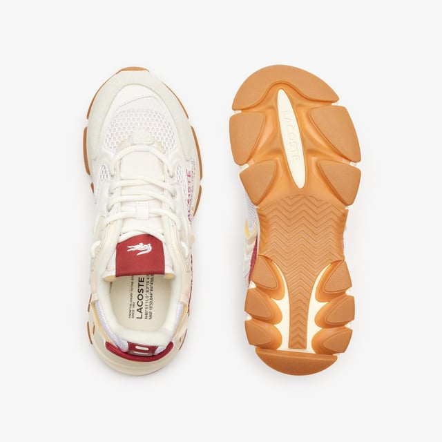 • Lifestyle sneaker • Synthetic and mesh upper • Leather and suede overlays • Lace fastening • Loop to rear • Lacoste branding to side • Crocodile branding to side heel • Chunky outsole.