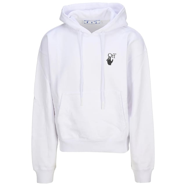 Off-White Caravaggio Lute Design Schwarzer ubergrosser Kapuzenpullover. Entdecken Sie den Off-White White Hoodie Ð ein stilvolles Statement-Stuck mit einzigartigem Box-Design! Mit seinem wirklich auffalligen Look ist dieser Kapuzenpullover perfekt, um einen auffalligen Eindruck zu hinterlassen. Tragen Sie es mit Selbstvertrauen und erhalten Sie an jeder Ecke Komplimente! Caravaggio-Laute-Branding auf der Ruckseite. Verstellbare Kapuze mit Kordelzug, grosse Kangurutasche vorne, ubergrosse Passform. 100 % Baumwolle, hergestellt in Portugal. Stilcode: OMBB037F21FLE0090184