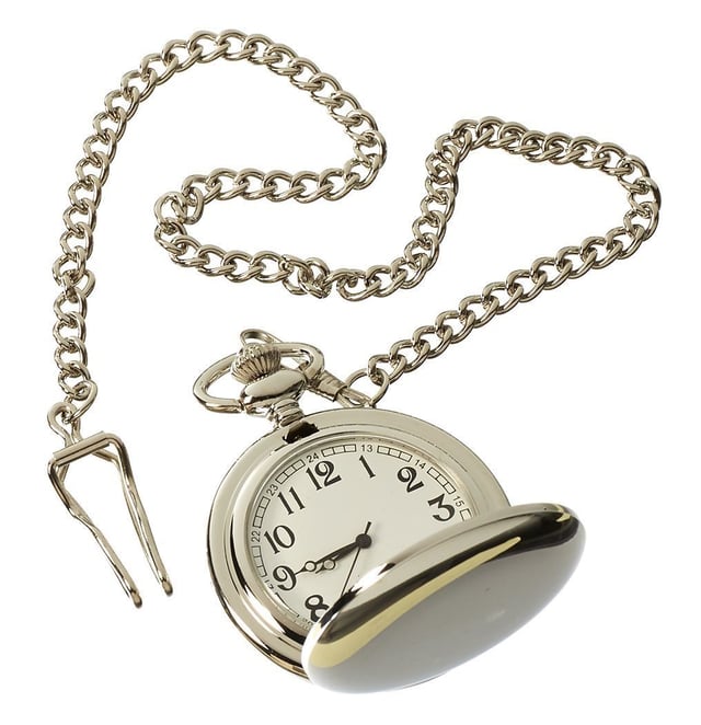 Classic Pocket Watch 1920's Peaky Blinders Vintage Chain Retro