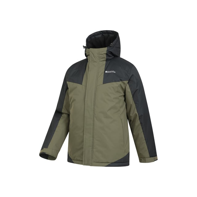Mountain Warehouse Mens Dusk III Ski Jacket (Dark Khaki/Black)