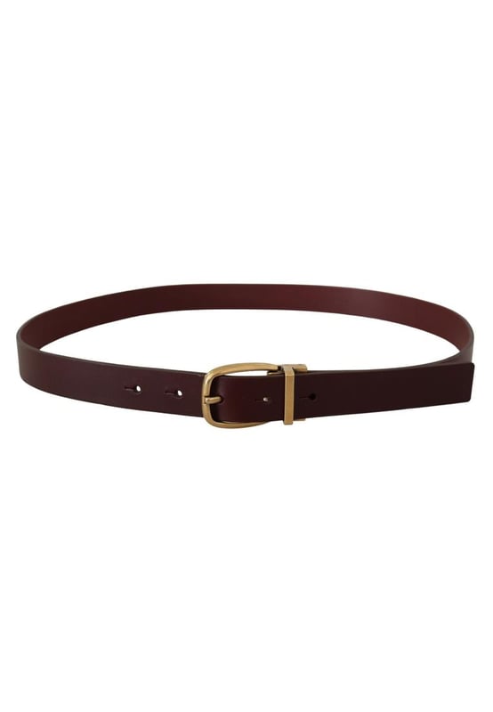 Brand new with tags
  100% Authentic Dolce & Gabbana
  Quality leather
  Gold metal buckle closure
  Unique eye-catching design
  Brown color
  Width: 2.5 cm
  Made in Italy
Material: Leather